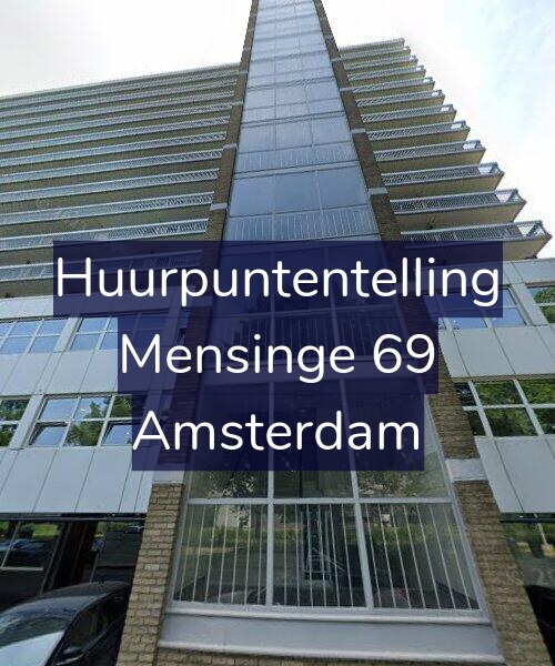 Foto gevel Huurpuntentelling voor Mensinge 69, Amsterdam