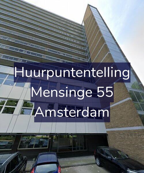 Foto gevel Huurpuntentelling voor Mensinge 55, Amsterdam