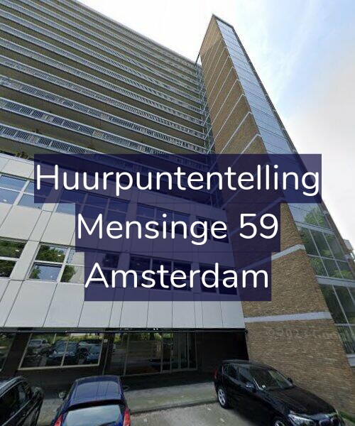 Foto gevel Huurpuntentelling voor Mensinge 59, Amsterdam
