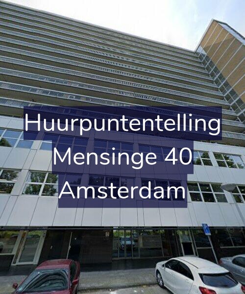 Foto gevel Huurpuntentelling voor Mensinge 40, Amsterdam