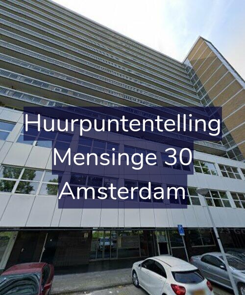 Foto gevel Huurpuntentelling voor Mensinge 30, Amsterdam