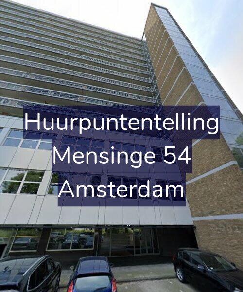 Foto gevel Huurpuntentelling voor Mensinge 54, Amsterdam