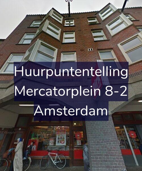 Foto gevel Huurpuntentelling voor Mercatorplein 8-2, Amsterdam