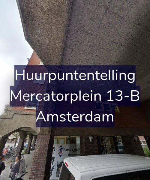 Foto gevel Huurpuntentelling voor Mercatorplein 13-B, Amsterdam