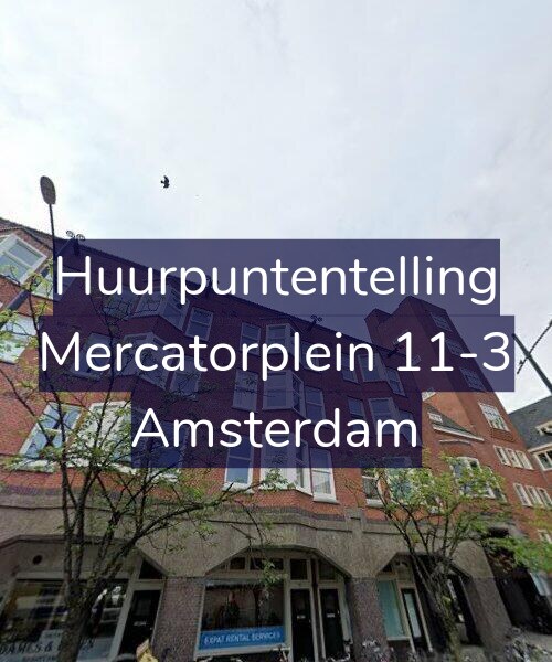 Foto gevel Huurpuntentelling voor Mercatorplein 11-3, Amsterdam