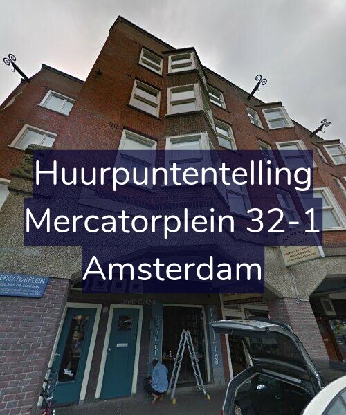 Foto gevel Huurpuntentelling voor Mercatorplein 32-1, Amsterdam