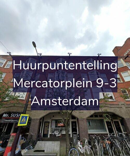 Foto gevel Huurpuntentelling voor Mercatorplein 9-3, Amsterdam