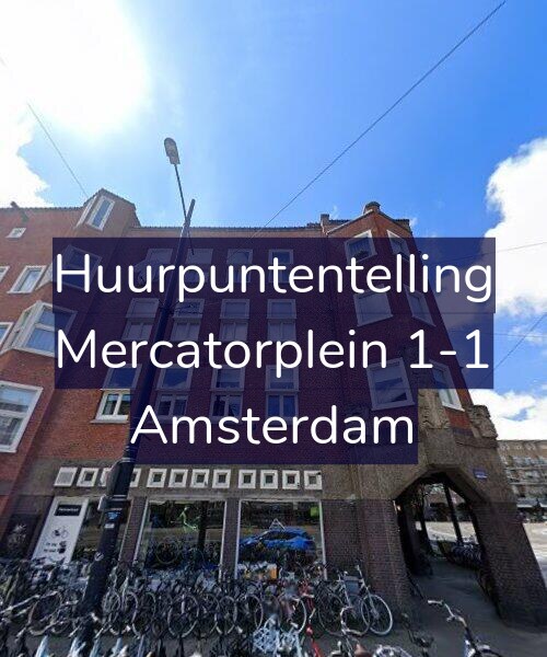 Foto gevel Huurpuntentelling voor Mercatorplein 1-1, Amsterdam