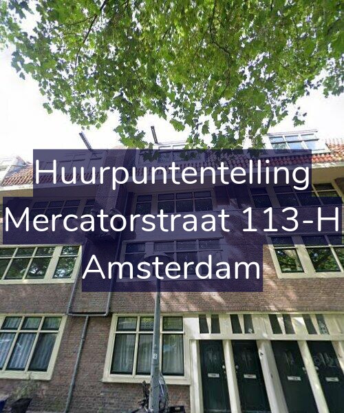 Foto gevel Huurpuntentelling voor Mercatorstraat 113-H, Amsterdam