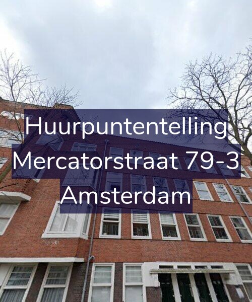 Foto gevel Huurpuntentelling voor Mercatorstraat 79-3, Amsterdam
