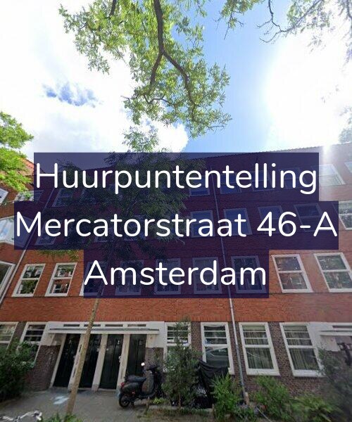 Foto gevel Huurpuntentelling voor Mercatorstraat 46-A, Amsterdam