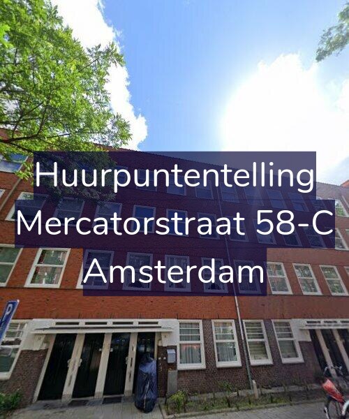 Foto gevel Huurpuntentelling voor Mercatorstraat 58-C, Amsterdam