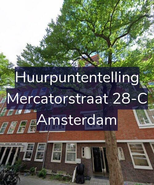 Foto gevel Huurpuntentelling voor Mercatorstraat 28-C, Amsterdam