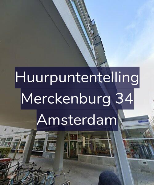 Foto gevel Huurpuntentelling voor Merckenburg 34, Amsterdam
