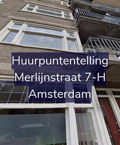 Foto gevel Huurpuntentelling voor Merlijnstraat 7-H, Amsterdam