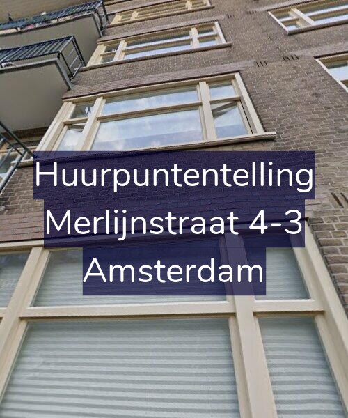Foto gevel Huurpuntentelling voor Merlijnstraat 4-3, Amsterdam