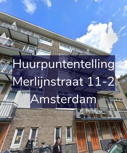 Foto gevel Huurpuntentelling voor Merlijnstraat 11-2, Amsterdam