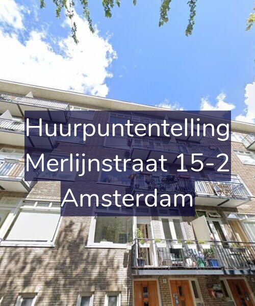 Foto gevel Huurpuntentelling voor Merlijnstraat 15-2, Amsterdam