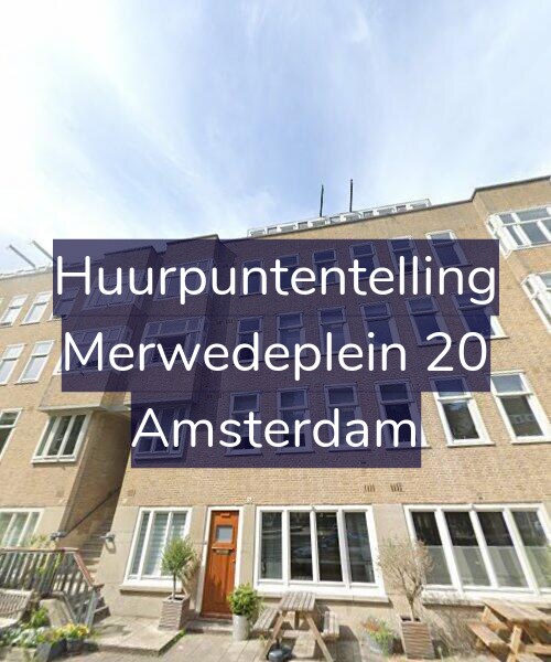 Foto gevel Huurpuntentelling voor Merwedeplein 20, Amsterdam