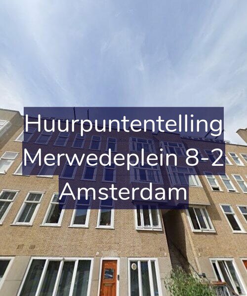 Foto gevel Huurpuntentelling voor Merwedeplein 8-2, Amsterdam