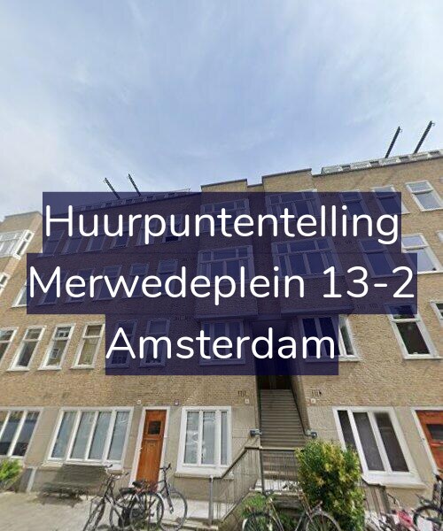 Foto gevel Huurpuntentelling voor Merwedeplein 13-2, Amsterdam