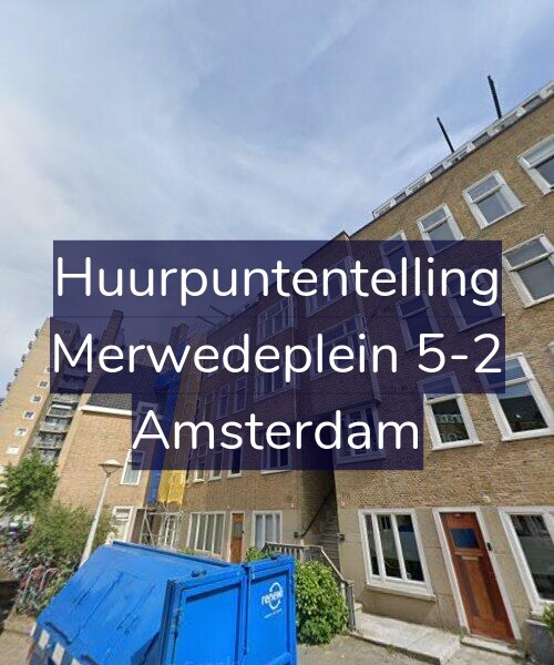 Foto gevel Huurpuntentelling voor Merwedeplein 5-2, Amsterdam