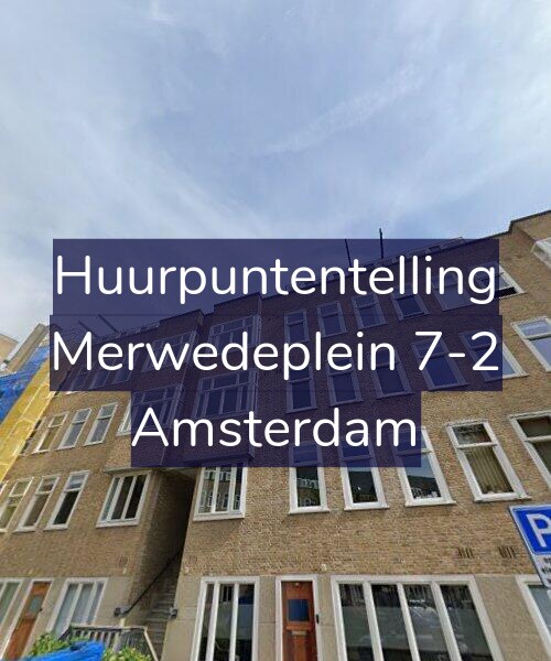 Foto gevel Huurpuntentelling voor Merwedeplein 7-2, Amsterdam