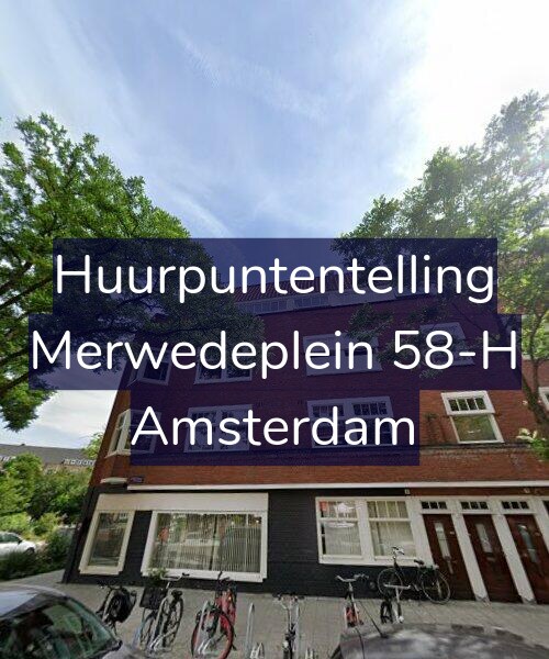 Foto gevel Huurpuntentelling voor Merwedeplein 58-H, Amsterdam