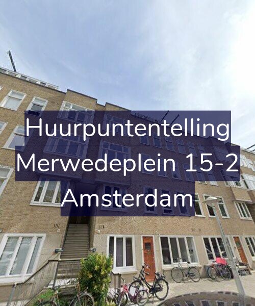 Foto gevel Huurpuntentelling voor Merwedeplein 15-2, Amsterdam