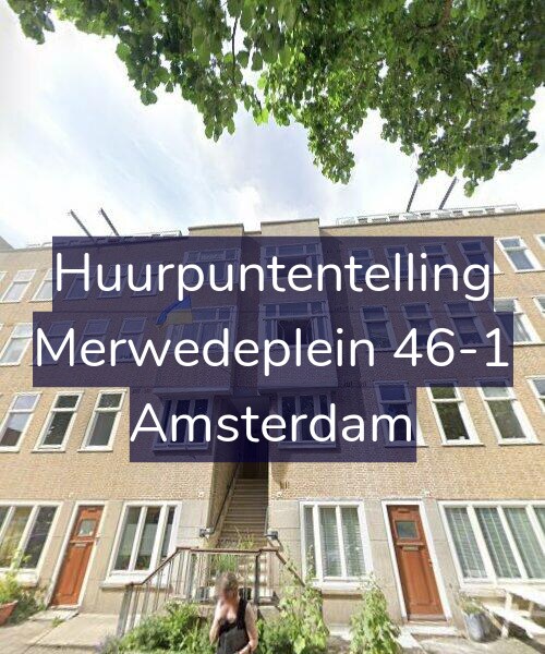 Foto gevel Huurpuntentelling voor Merwedeplein 46-1, Amsterdam