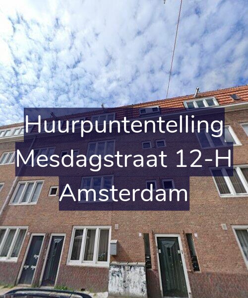Foto gevel Huurpuntentelling voor Mesdagstraat 12-H, Amsterdam