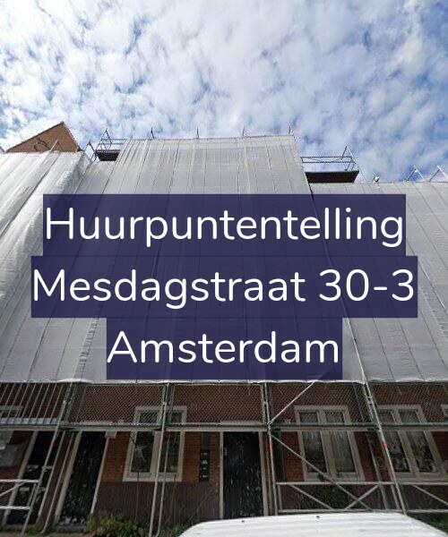 Foto gevel Huurpuntentelling voor Mesdagstraat 30-3, Amsterdam