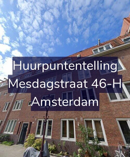 Foto gevel Huurpuntentelling voor Mesdagstraat 46-H, Amsterdam