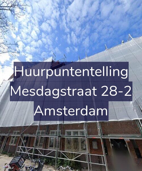 Foto gevel Huurpuntentelling voor Mesdagstraat 28-2, Amsterdam