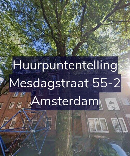 Foto gevel Huurpuntentelling voor Mesdagstraat 55-2, Amsterdam