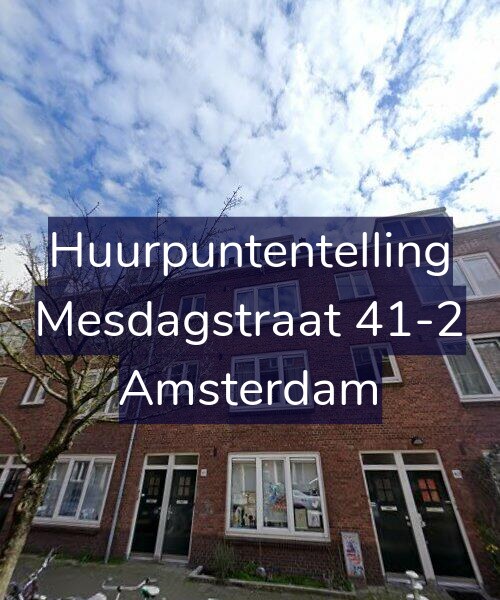 Foto gevel Huurpuntentelling voor Mesdagstraat 41-2, Amsterdam