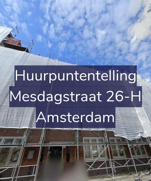 Foto gevel Huurpuntentelling voor Mesdagstraat 26-H, Amsterdam