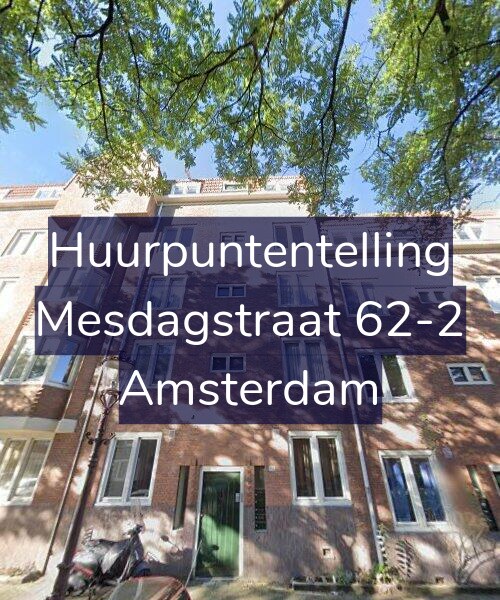 Foto gevel Huurpuntentelling voor Mesdagstraat 62-2, Amsterdam