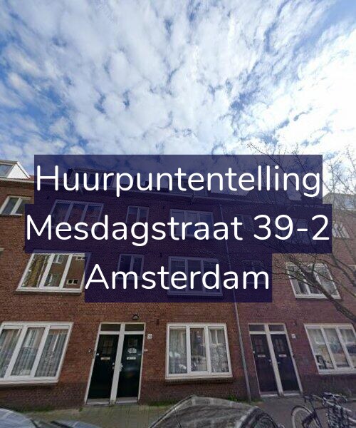 Foto gevel Huurpuntentelling voor Mesdagstraat 39-2, Amsterdam