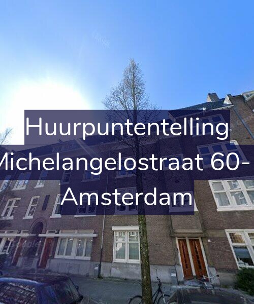 Foto gevel Huurpuntentelling voor Michelangelostraat 60-1, Amsterdam