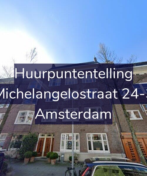 Foto gevel Huurpuntentelling voor Michelangelostraat 24-3, Amsterdam