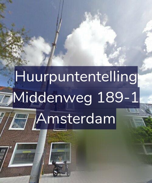 Foto gevel Huurpuntentelling voor Middenweg 189-1, Amsterdam