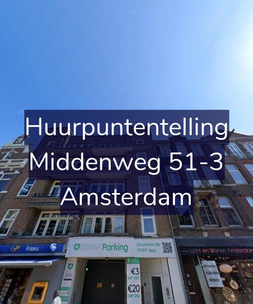 Foto gevel Huurpuntentelling voor Middenweg 51-3, Amsterdam