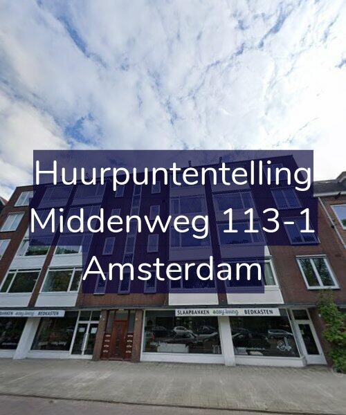 Foto gevel Huurpuntentelling voor Middenweg 113-1, Amsterdam