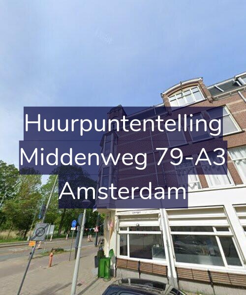 Foto gevel Huurpuntentelling voor Middenweg 79-A3, Amsterdam