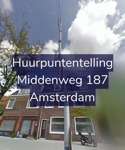 Foto gevel Huurpuntentelling voor Middenweg 187, Amsterdam