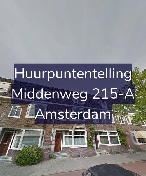 Foto gevel Huurpuntentelling voor Middenweg 215-A, Amsterdam
