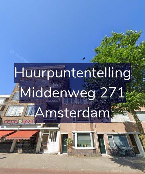 Foto gevel Huurpuntentelling voor Middenweg 271, Amsterdam
