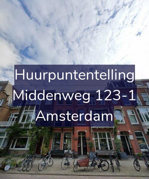 Foto gevel Huurpuntentelling voor Middenweg 123-1, Amsterdam