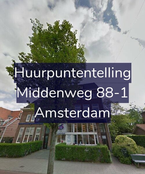 Foto gevel Huurpuntentelling voor Middenweg 88-1, Amsterdam